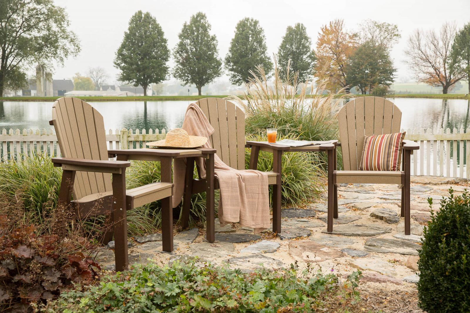 Poly Adirondack Chairs.